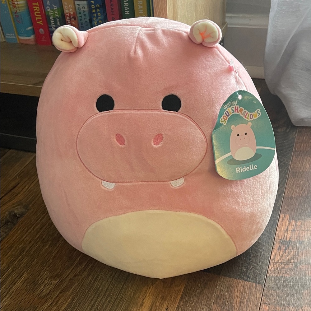 New with tags!!! Squishmallows Ridelle Pink Hippo Plush